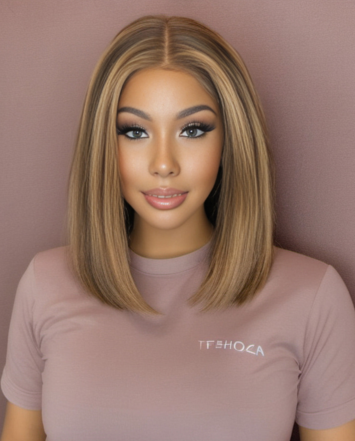 13x4 HD Lace Front Bob Wig Straight P4/27