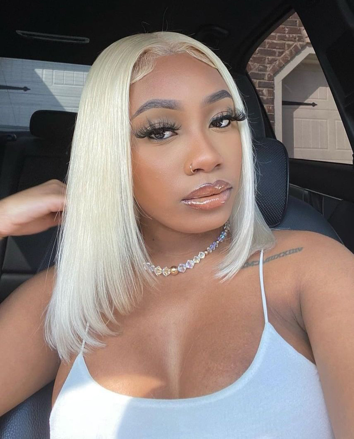 5x5 HD Lace Straight 613 Blonde Closure Piece