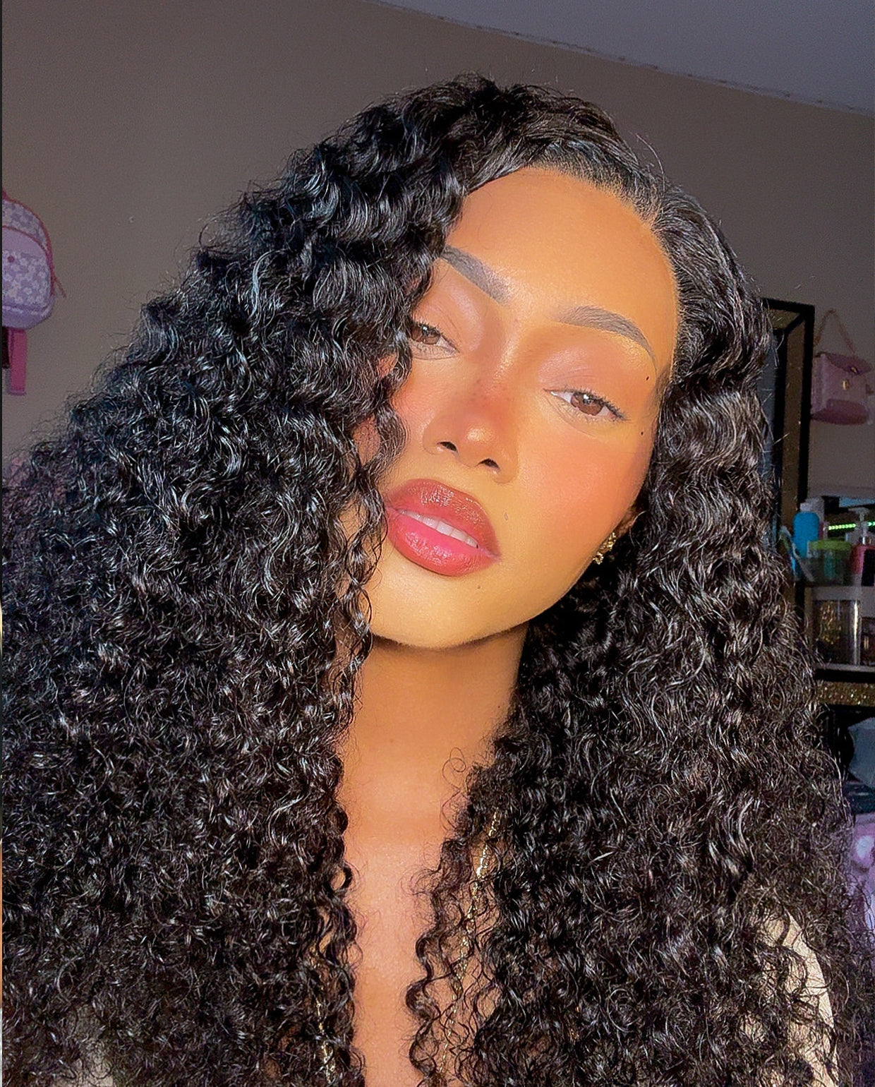 4x4 HD Lace Deep Wave Natural Black Closure Piece