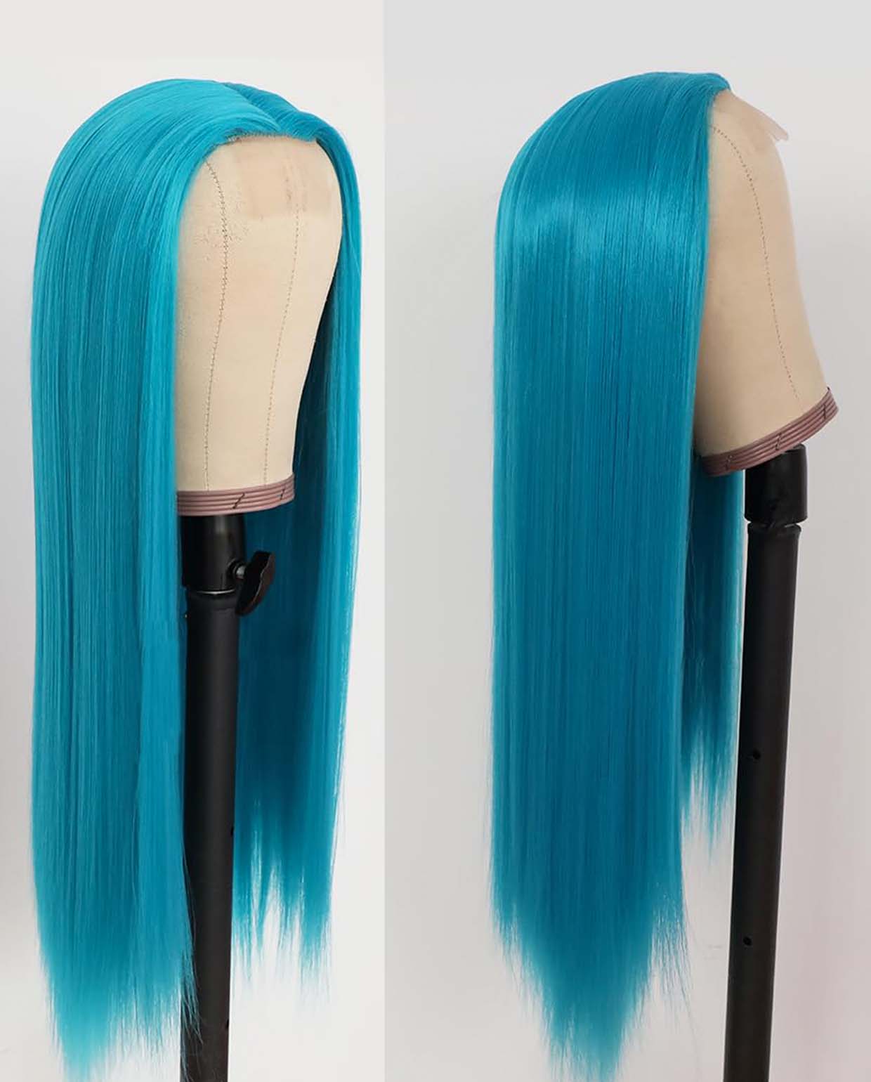 Straight Baby blue Wig 13x4/4x4/5x5 Lace