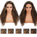 [Upgrade] Charmanty Ombre Honey Blonde Highlights Wig 13X4 HD Natural Melted Lace Deep Wave Human Hair