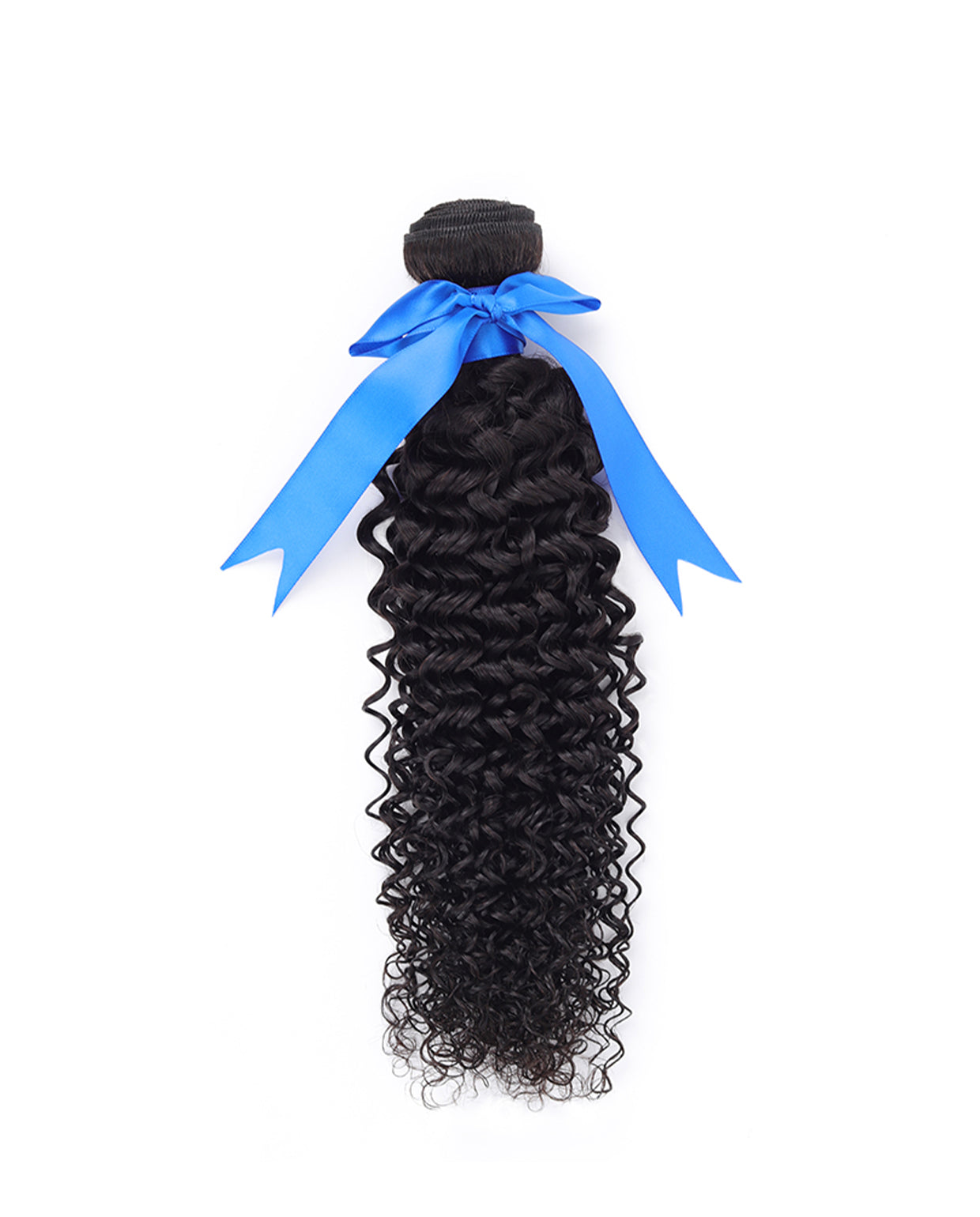 Kinky Curly Natural Black 11A Grade 100% Human Virgin Hair One Bundle