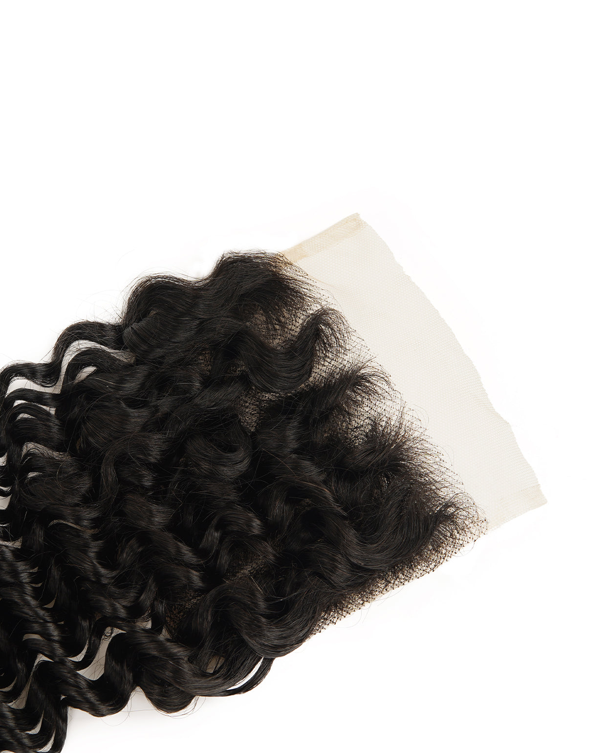 5x5 HD Lace Deep Wave Natural Black Closure Piece