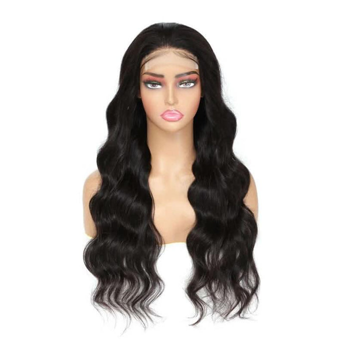 Charmanty Breathable Body Wave 4X4 Closure Wig Invisible Lace 180% Density