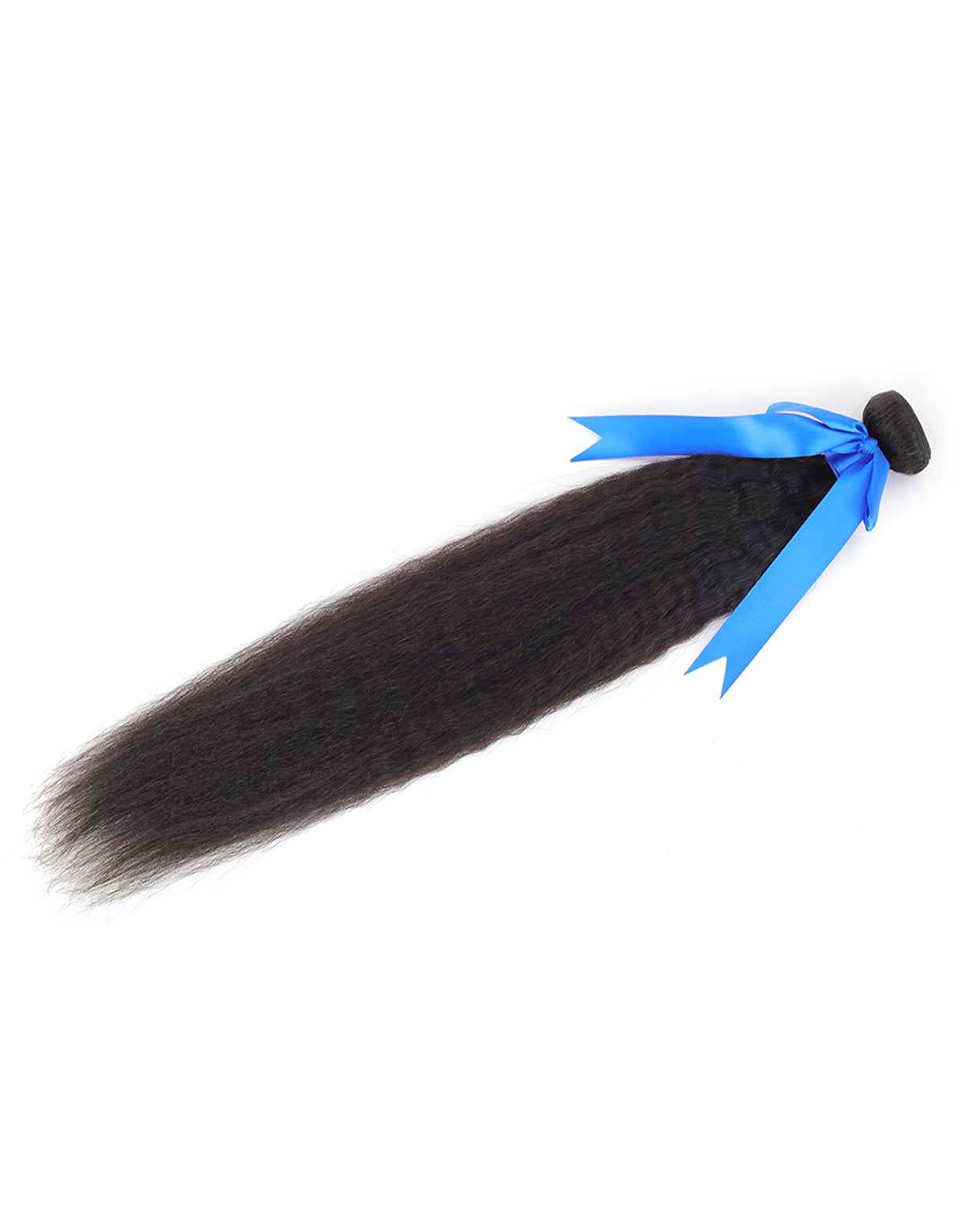 Kinky Straight Natural Black 11A Grade 100% Human Virgin Hair One Bundle