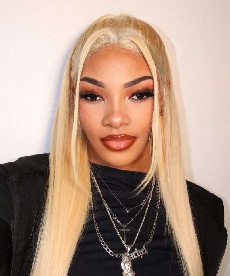 Glueless 13X4/5x5/6x9 HD Lace Front Straight 613 Wig