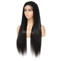 Charmanty Super Natural Straight Frontal Wig 4X4 Transparent Lace 180% Density Perfect Hairline