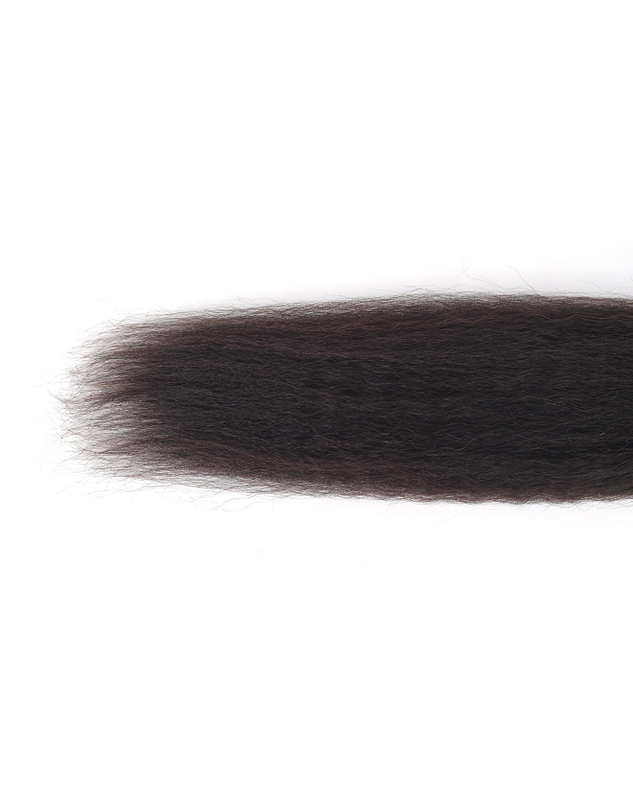 Premium Indian 100% Human Virgin Hair Kinky Straight Natural Black One Bundle