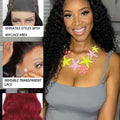 Charmanty High Volume Deep Wave Lace Front Wig 4x4 Invisible Lace Pre-plucked with Baby Hair