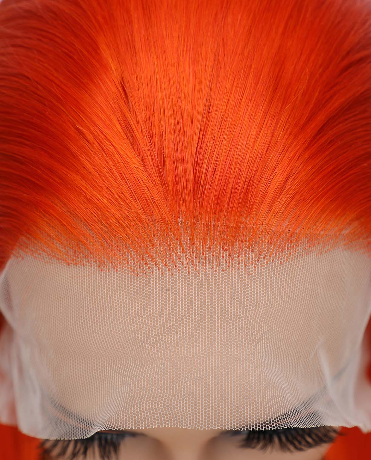 13x4 Lace Straight Orange Wig