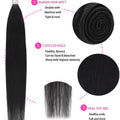 Charmanty Silky Straight Human Hair Bundle Unprocessed Virgin Human Hair