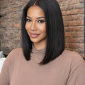 Charmanty Silky Straight Hair Wig with 5x5 Undetectable HD Lace Human Hair