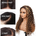 Charmanty Put On And Go Chestnut Brown Highlight Wig 5x5 Undetectable HD Lace Deep Wave