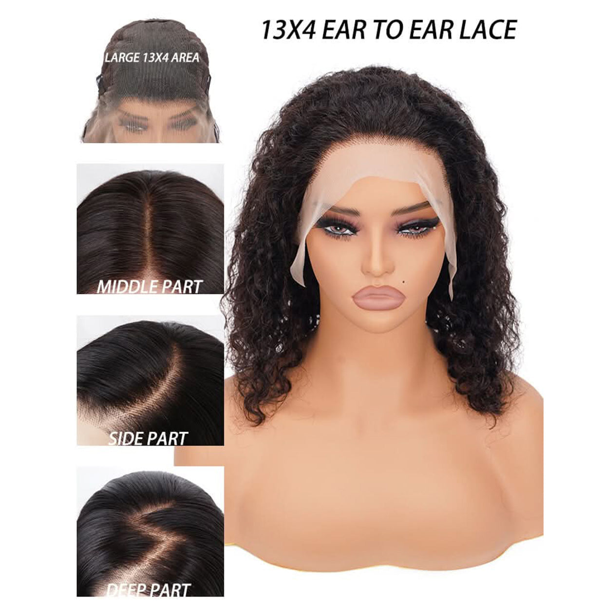 [Actualización] Charmanty Graceful Water Wave Lace Front Wig 13X4 Encaje invisible