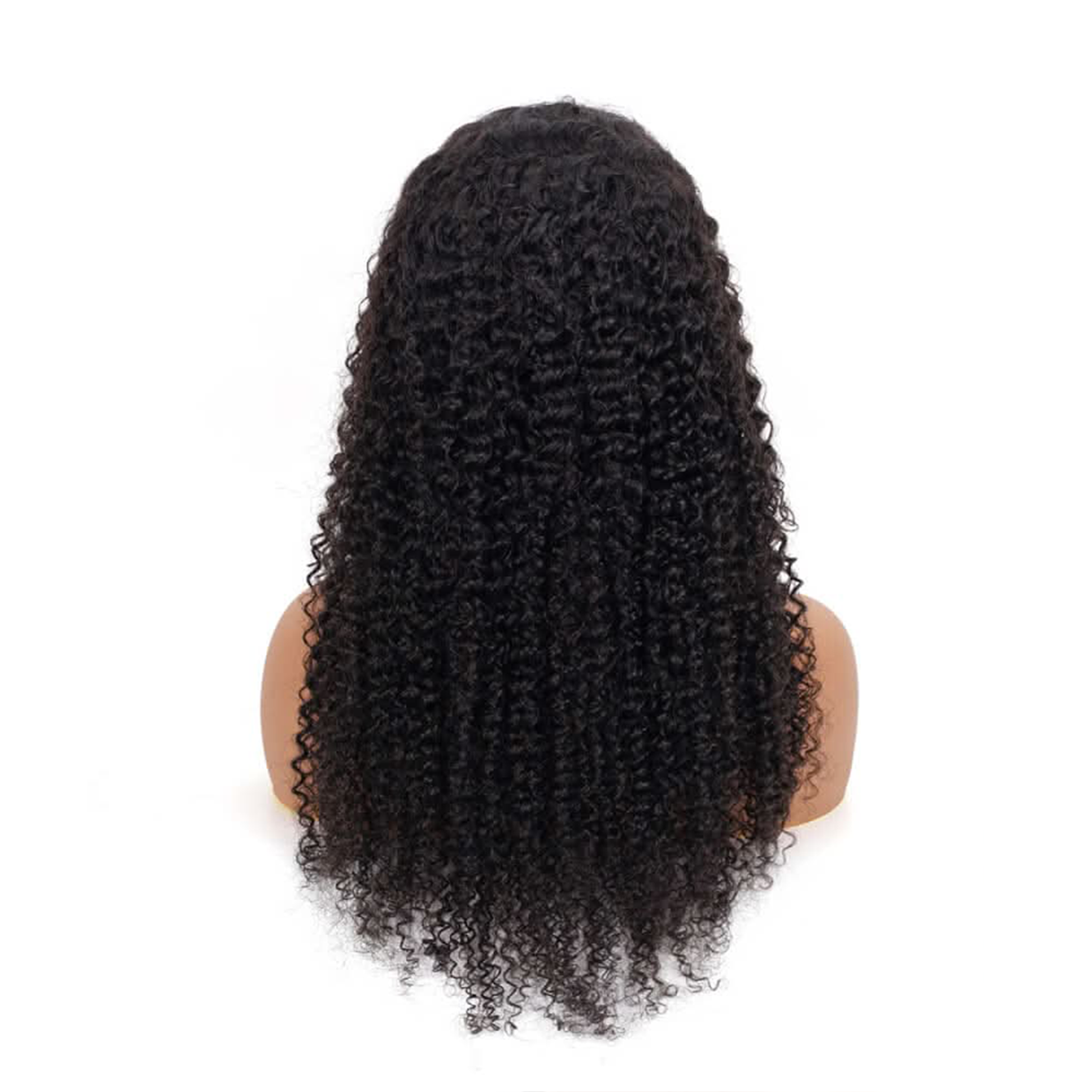 Glueless Wig 7x5 Closure Lace Invisible Knot Pre-plucked & Cut Kinky Curly Natural Black