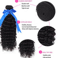 Charmanty Superior Curly Human Hair Weave Natural Color