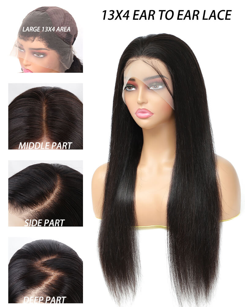 [Upgrade] Charmanty Invisible 13x4 HD Lace Frontal Wig Real Human Hair